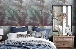 Обои 1050-12 фото в интерьере спальни превью