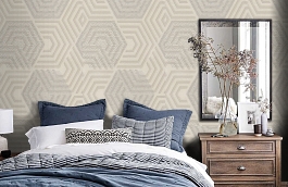 Обои 1161-01 фото в интерьере спальни превью