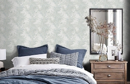 Обои 12025-18 фото в интерьере спальни превью
