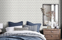 Обои 12031-31 фото в интерьере спальни превью