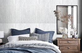 Обои 2709-1 фото в интерьере спальни превью