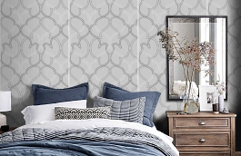 Обои 3466-5 фото в интерьере спальни превью