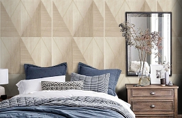 Обои 3472-3 фото в интерьере спальни превью