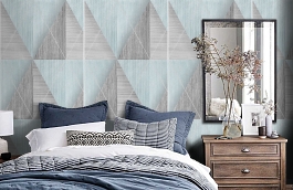 Обои 3472-5 фото в интерьере спальни превью