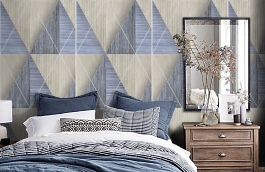 Обои 3472-7 фото в интерьере спальни превью