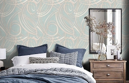 Обои 3491-4 фото в интерьере спальни превью