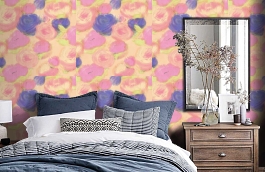 Обои 3564-6 фото в интерьере спальни превью