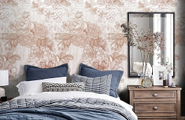 Обои 3587-6 фото в интерьере спальни превью