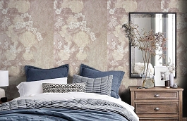 Обои 3588-5 фото в интерьере спальни превью