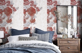 Обои 3588-7 фото в интерьере спальни превью