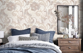 Обои 3593-3 фото в интерьере спальни превью