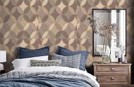 Обои 3722-7 фото в интерьере спальни превью