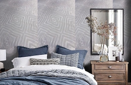 Обои 3727-5 фото в интерьере спальни превью