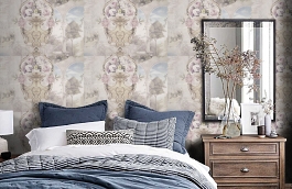 Обои 4035-5 фото в интерьере спальни превью