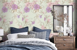 Обои 4324-6 фото в интерьере спальни превью