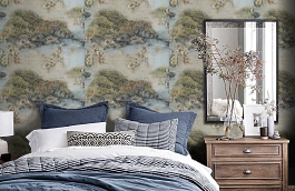 Обои 46425 фото в интерьере спальни превью