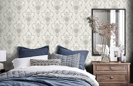 Обои 5135-39 фото в интерьере спальни превью