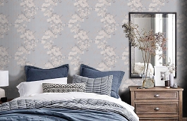 Обои 5137-10 фото в интерьере спальни превью