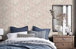 Обои 5137-26 фото в интерьере спальни превью