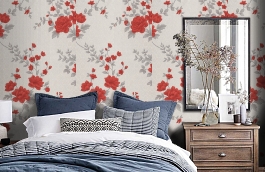 Обои 5269-06 фото в интерьере спальни превью