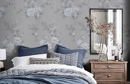 Обои 5269-08 фото в интерьере спальни превью