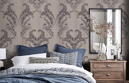 Обои 5274-09 фото в интерьере спальни превью