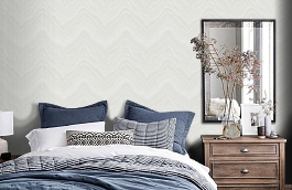 Обои 60004-03 фото в интерьере спальни превью