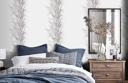 Обои 6138-3 фото в интерьере спальни превью