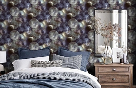 Обои 6172-3 фото в интерьере спальни превью