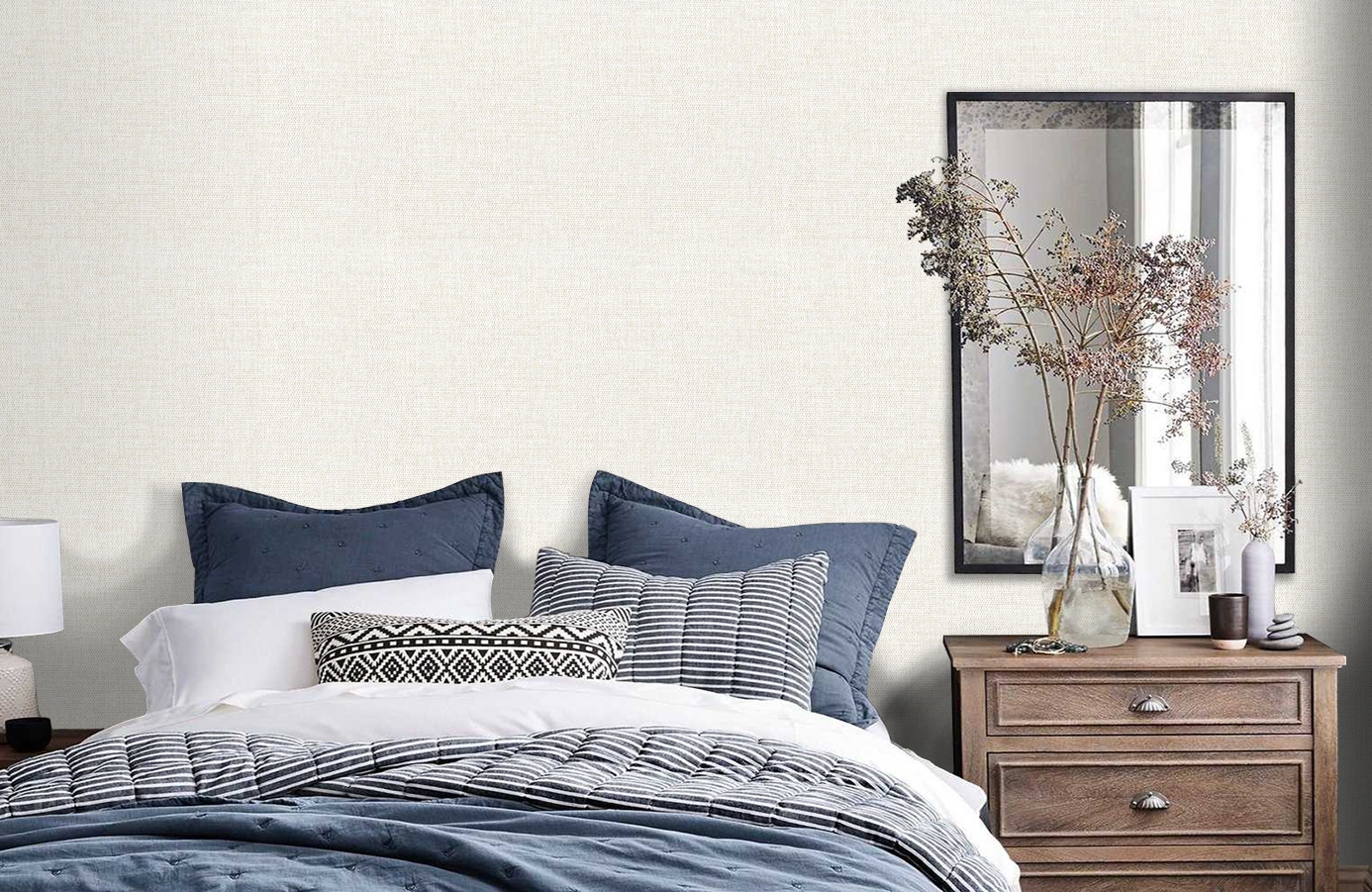 Обои 7014-00 фото в интерьере спальни Обои 7014-00 фото в интерьере спальни