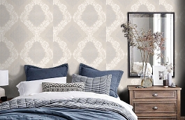 Обои 7036-02 фото в интерьере спальни превью