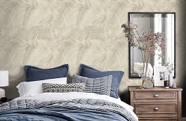 Обои 7044-01 фото в интерьере спальни превью