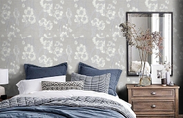 Обои 7049-11 фото в интерьере спальни превью