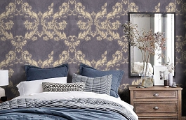 Обои 7090-22 фото в интерьере спальни превью