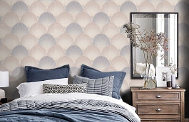 Обои 7109-11 фото в интерьере спальни превью