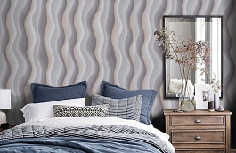 Обои 7147-22 фото в интерьере спальни превью