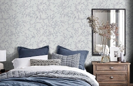 Обои 7165-25 фото в интерьере спальни превью