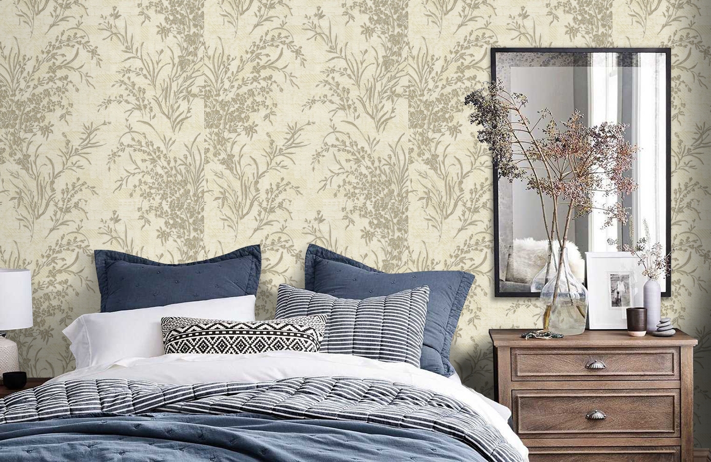 Обои 72351 фото в интерьере спальни