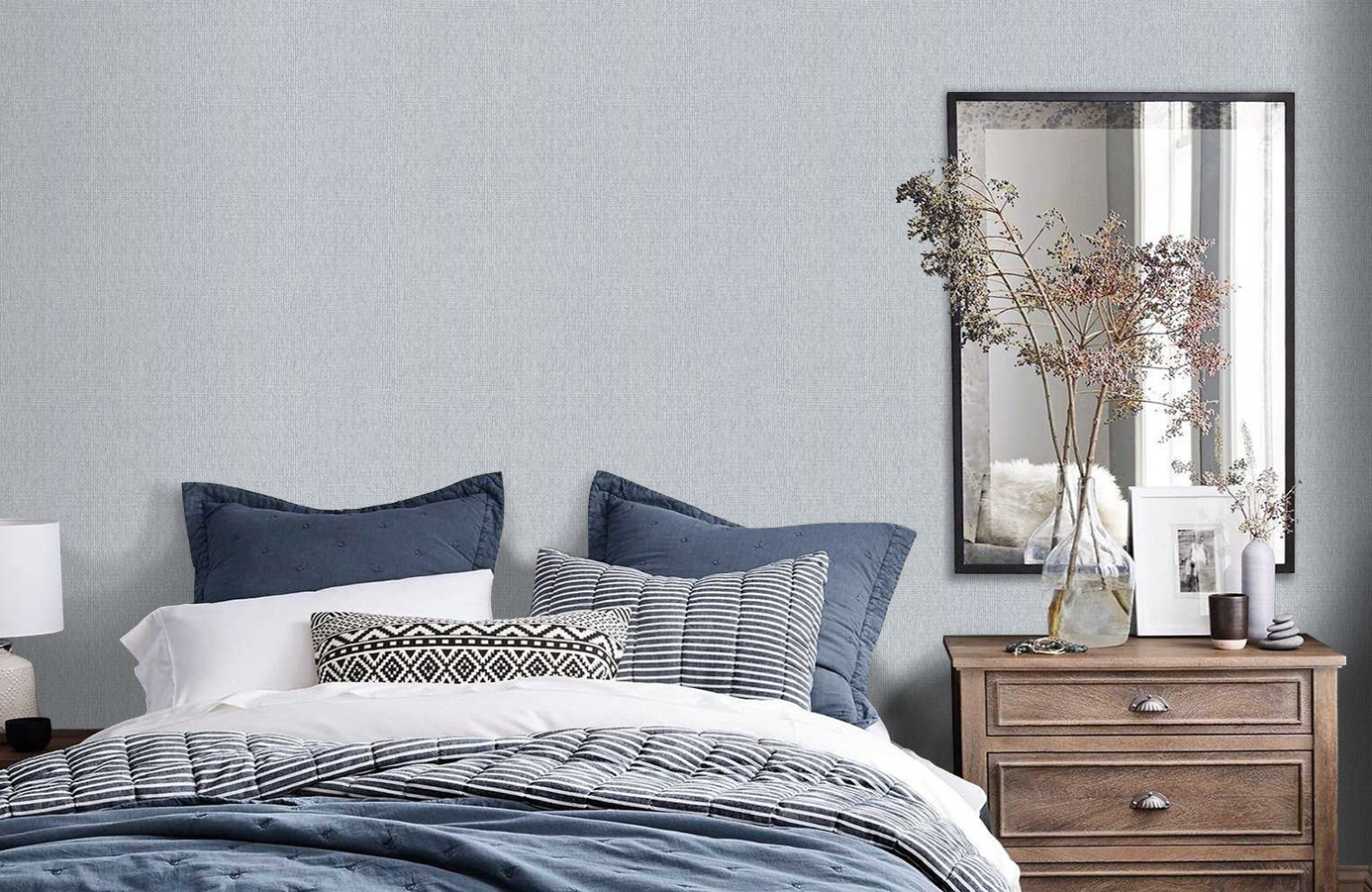 Обои 97220 фото в интерьере спальни