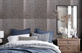Обои DI018 фото в интерьере спальни превью