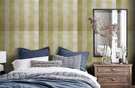 Обои DI036 фото в интерьере спальни превью