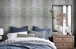 Обои DI051 фото в интерьере спальни превью