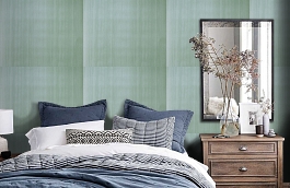 Обои DI055 фото в интерьере спальни превью