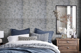 Обои DI059 фото в интерьере спальни превью