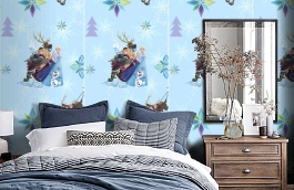 Обои E-D-002 фото в интерьере спальни превью