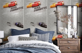 Обои E-D-005B фото в интерьере спальни превью