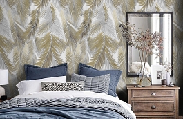 Обои E200807 фото в интерьере спальни превью