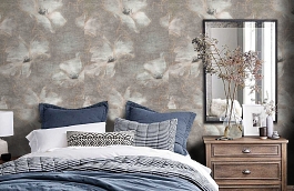 Обои E37008 фото в интерьере спальни превью