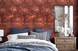 Обои E37010 фото в интерьере спальни превью