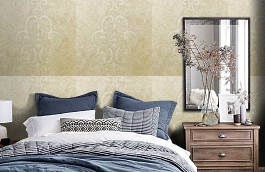 Обои SE644062 фото в интерьере спальни превью